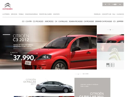 「Citroën do Brasil」のキャプチャ画像