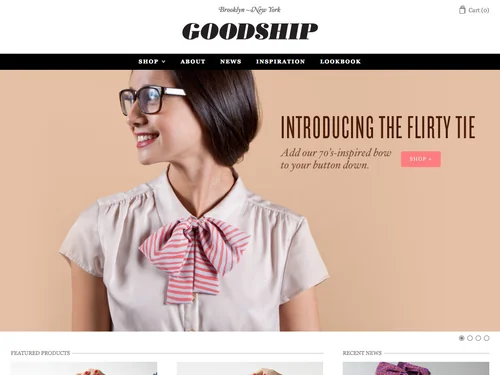 「Welcome | Goodship」のキャプチャ画像