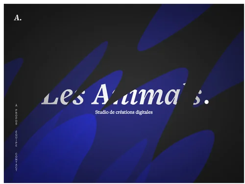 「Les Animals. | Studio de créations digitales」のキャプチャ画像