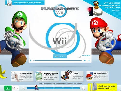 「Mario Kart Wii Experience」のキャプチャ画像