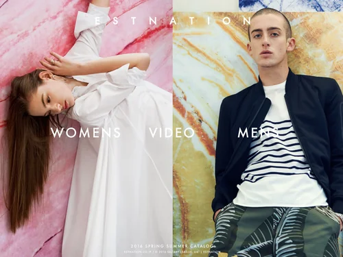 「ESTNATION 2016 SPRING SUMMER CATALOG」のキャプチャ画像