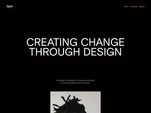 「Gyor Moore | Digital Design &amp; Strategy for Equality, Diversity and Change」のキャプチャ画像