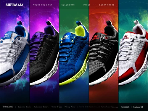 「SUPRA Footwear&trade; | The Owen」のキャプチャ画像