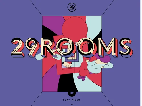 「29Rooms: Interactive funhouse of style, culture, and technology!」のキャプチャ画像