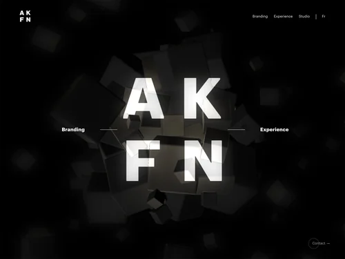 「AKUFEN studio in Montreal - Strategy, branding, web &amp; interactive」のキャプチャ画像