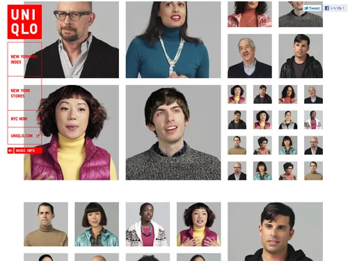 「UNIQLO - VOICES OF NEW YORK」のキャプチャ画像
