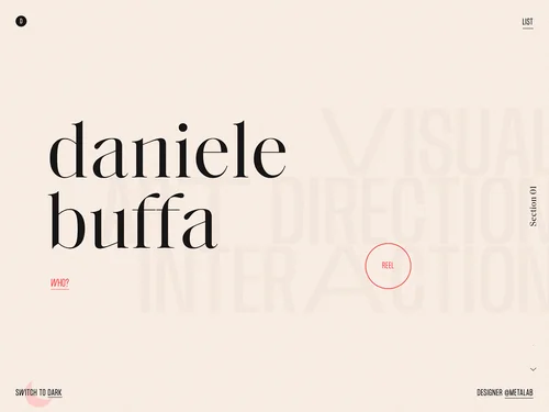 「Home - Daniele Buffa」のキャプチャ画像