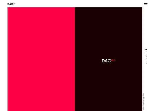 「D4C.inc」のキャプチャ画像