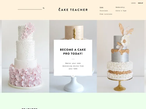 「Cake Teacher - Cake Decorating Classes Online」のキャプチャ画像