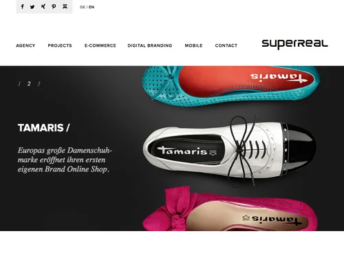 「superReal | Create Commerce」のキャプチャ画像