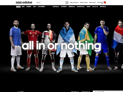 「adidas Official Website | adidas UK」のキャプチャ画像