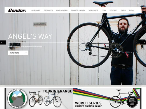 「Cycle Shops London | Bike Maintenance London | Condor Cycles」のキャプチャ画像