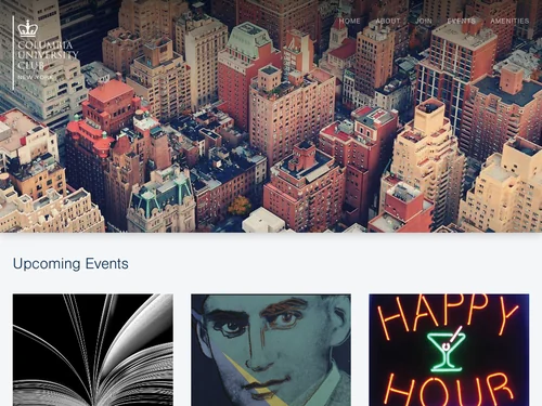 「Columbia Club of New York」のキャプチャ画像