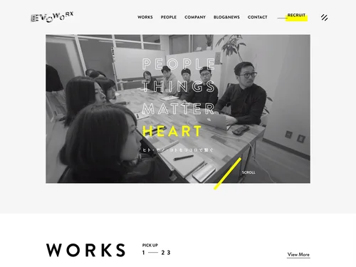 「株式会社 エヴォワークス -EVOWORX-」のキャプチャ画像