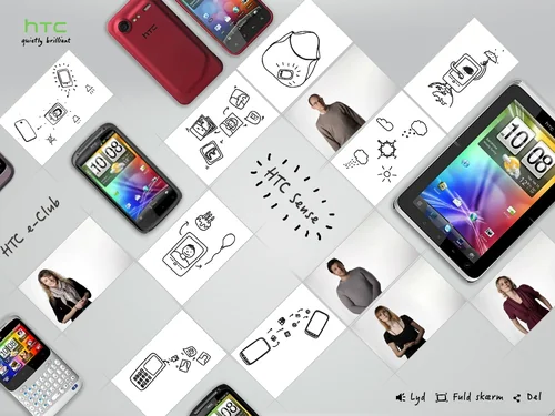「HTC Sense - Gode idéer er nemt forklaret」のキャプチャ画像