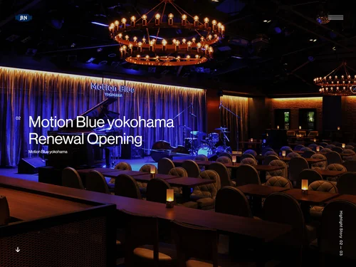 「BLUE NOTE JAPAN | ブルーノート・ジャパン」のキャプチャ画像