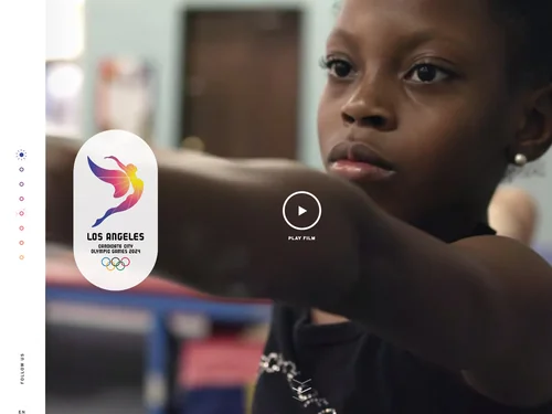「LA 2024 | Los Angeles 2024 Olympic Bid」のキャプチャ画像