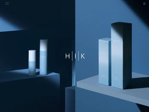 「美しさとは引き出すこと HIK 公式サイト」のキャプチャ画像