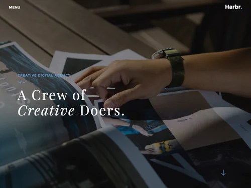 「A Creative Digital Agency In Tampa, Florida | Harbr Co.」のキャプチャ画像