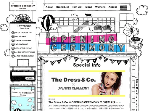 「OPENING CEREMONY JAPAN」のキャプチャ画像