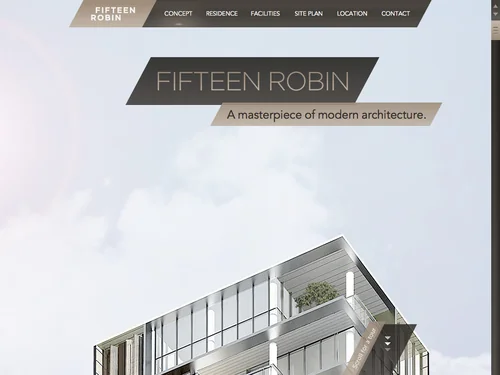 「Fifteen Robin - Luxury Apartments for lease」のキャプチャ画像