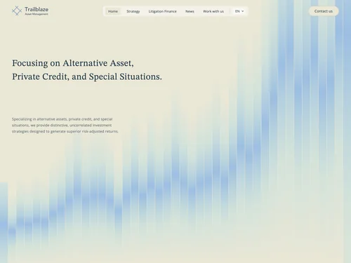 「Trailblaze Asset Management」のキャプチャ画像