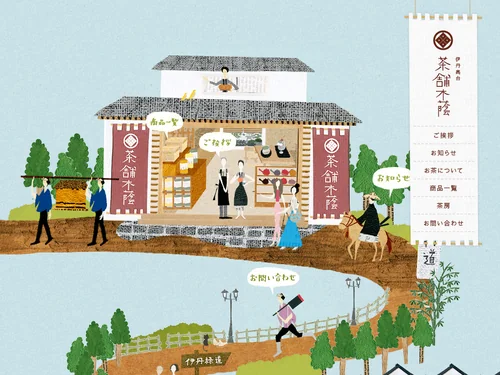 「伊丹高台の日本茶専門店 茶舗木蔭」のキャプチャ画像