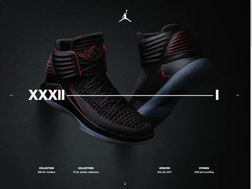 「Air Jordan Collection」のキャプチャ画像