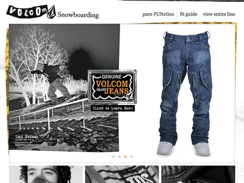 「Volcom | Snow 2011/12」のキャプチャ画像