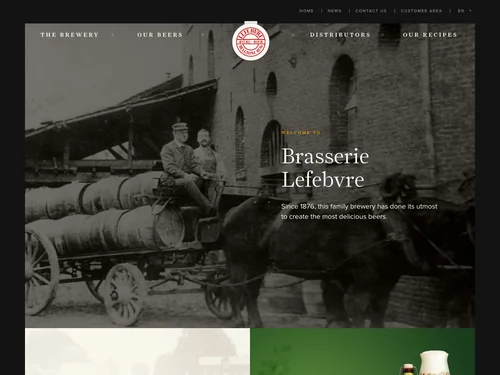 「Brasserie Lefebvre - Brasserie Lefebvre」のキャプチャ画像