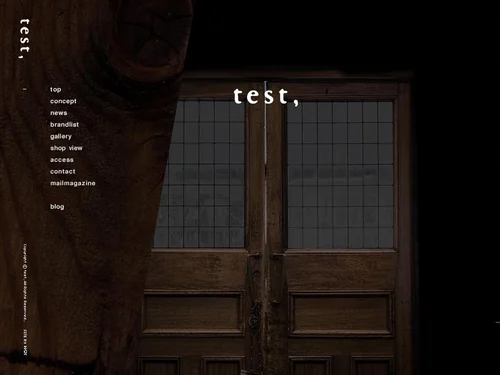 「test,」のキャプチャ画像