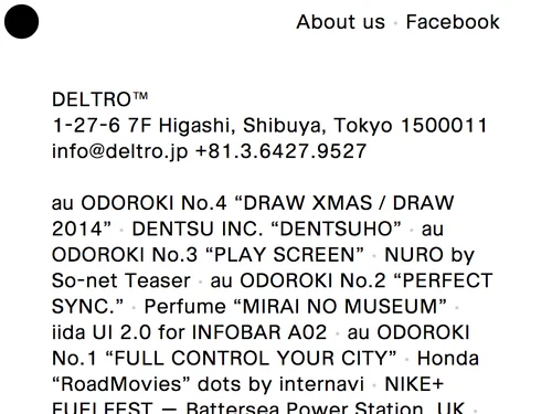 「DELTRO INC.」のキャプチャ画像