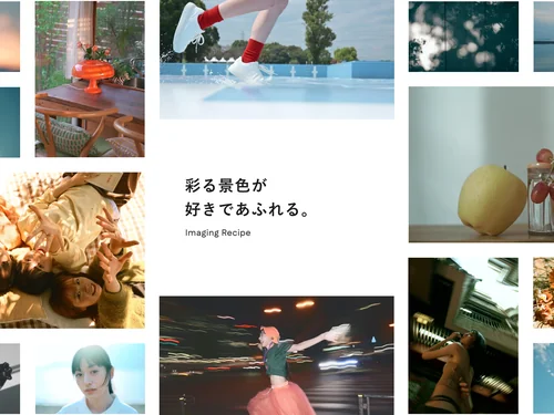 「Nikon ImageRecipe │ 彩る景色が、好きであふれる。」のキャプチャ画像