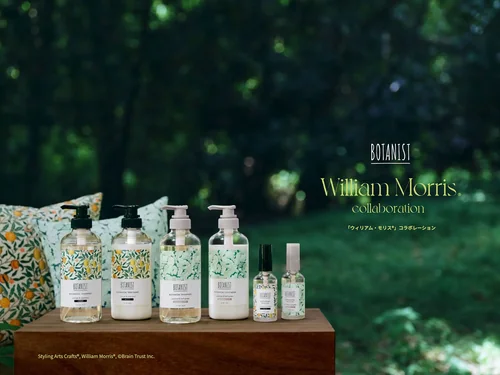「BOTANIST | ウィリアム・モリス コラボレーション」のキャプチャ画像