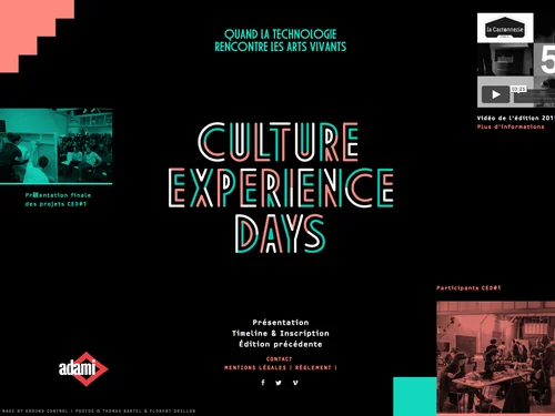 「ADAMI Culture Experience Days」のキャプチャ画像