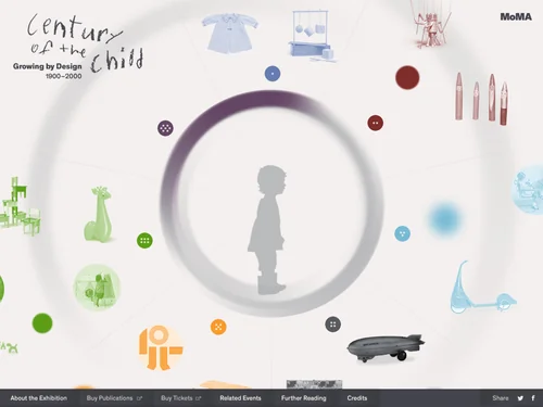 「MoMA | Century of the Child」のキャプチャ画像