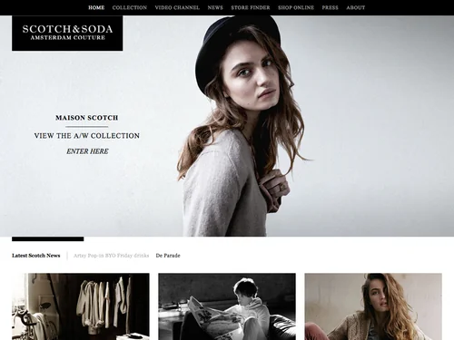 「Scotch & Soda」のキャプチャ画像