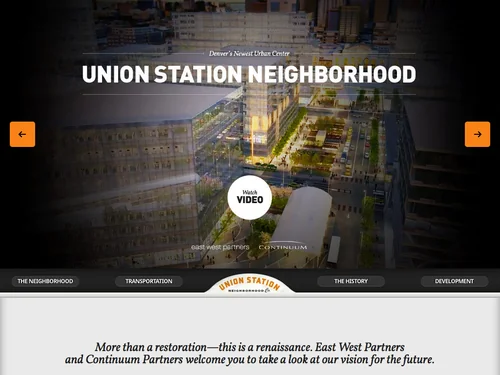 「Union Station Neighborhood / Denver, CO」のキャプチャ画像