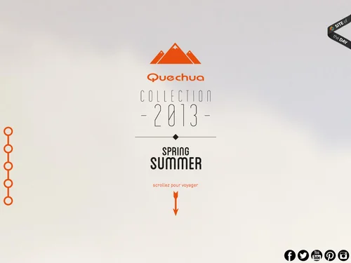 「Quechua – Look Book Spring Summer 13 – Découvrez la nouvelle collection !」のキャプチャ画像