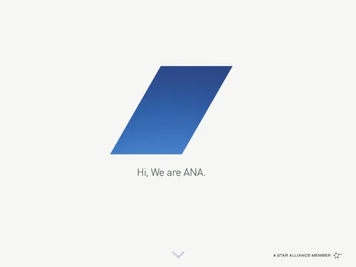 「Hi we are ANA. | ANA」のキャプチャ画像