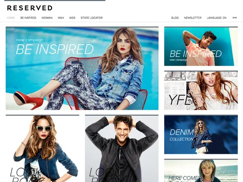 「Reserved - Collection Spring Summer 2013」のキャプチャ画像