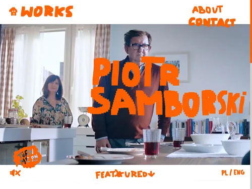 「Piotr Samborski - Portfolio」のキャプチャ画像