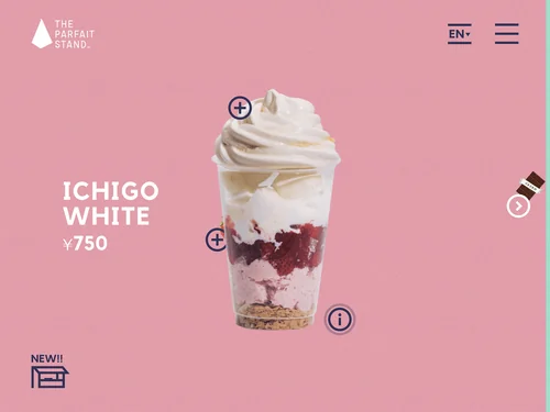 「THE PARFAIT STAND | ザ・パフェスタンド」のキャプチャ画像