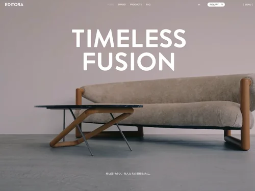 「EDITORA | TIMELESS FUSION」のキャプチャ画像