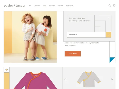 「Sasha + Lucca」のキャプチャ画像