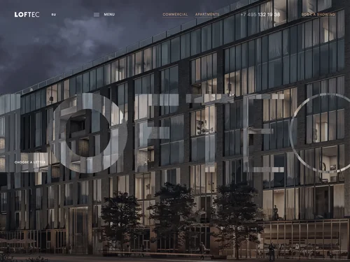 「LOFTEC Concept Loft. Official website.」のキャプチャ画像