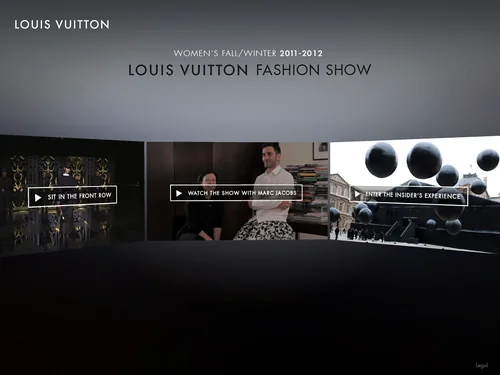 「LOUIS VUITTON FASHION SHOW」のキャプチャ画像