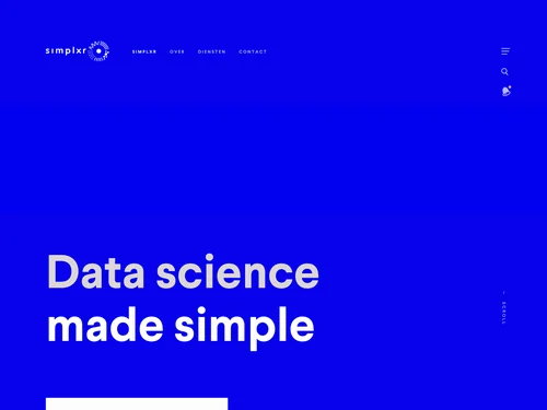 「Data Science made simple · Simplxr」のキャプチャ画像
