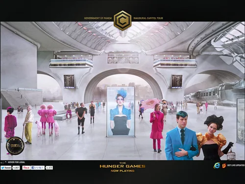 「The Hunger Games - Capitol Tour」のキャプチャ画像