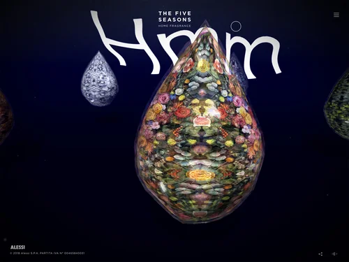 「The Five Seasons – Alessi Home Fragrance」のキャプチャ画像